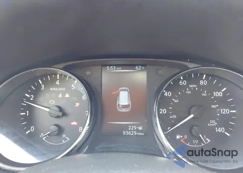 2017 Nissan Rogue Sv из США, поврежденный, VIN KNMAT2MV6HP556717